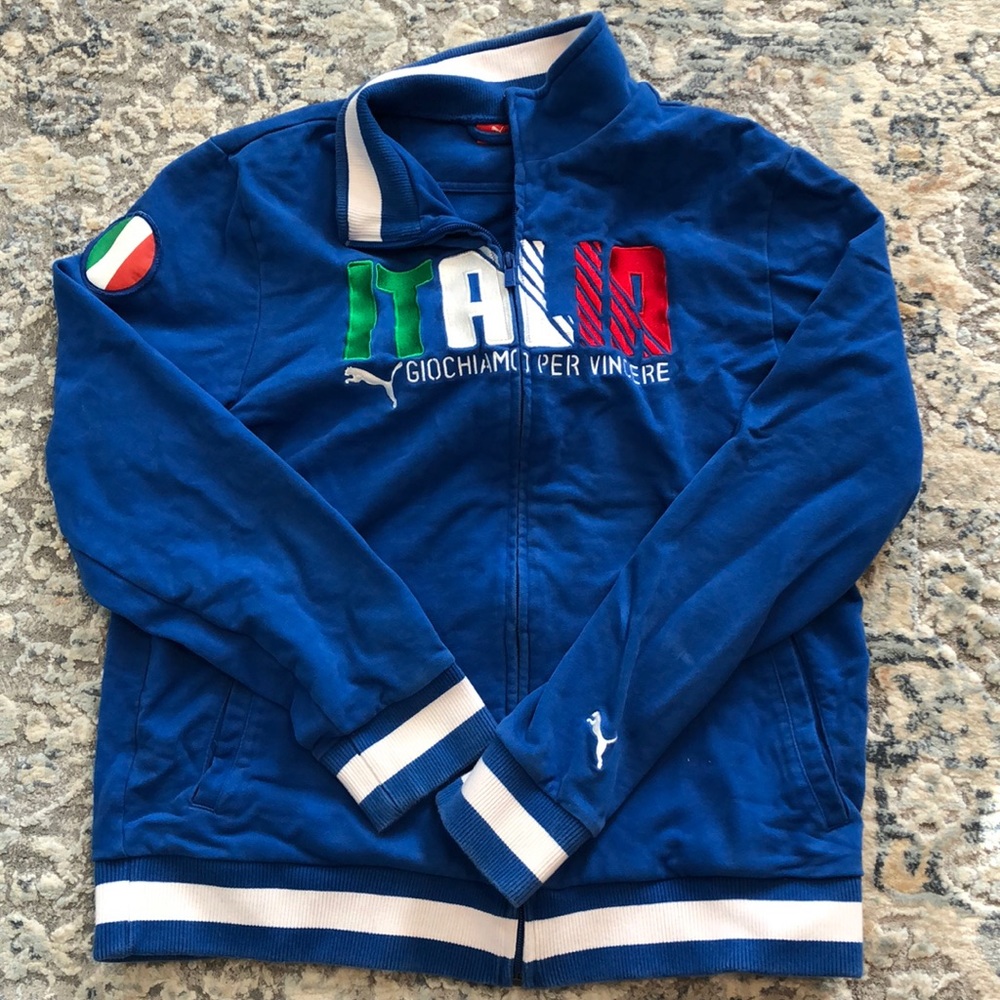 Italia zip up puma